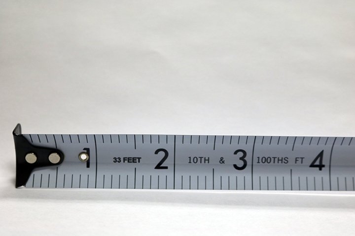 SECO Heavy-Duty Surveyors and Engineers Tape - 33ft in 10ths