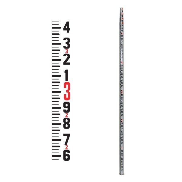 Crain / SECO Professional Series (LR-PRO) 25 ft Leveling Rod — 10ths Grad