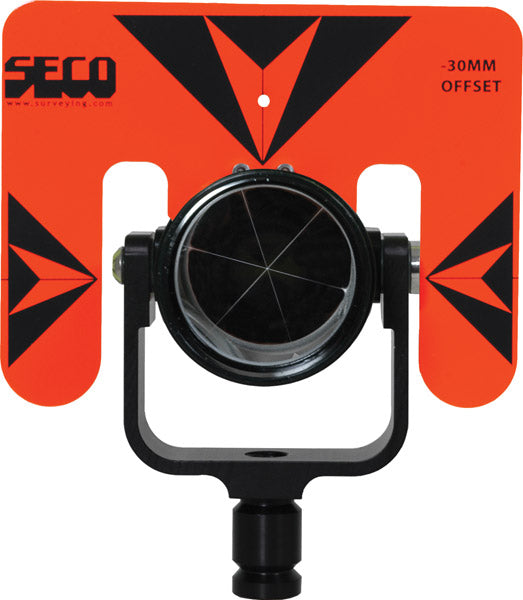 SECO Rear Locking 62 mm Premier Prism Assembly with 5.5 x 7 inch Target – Flo Orange with Black