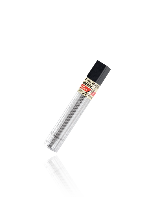 Pentel Super Hi-Polymer® Mech. Pencil Lead Refills, 0.5mm, 12 pieces