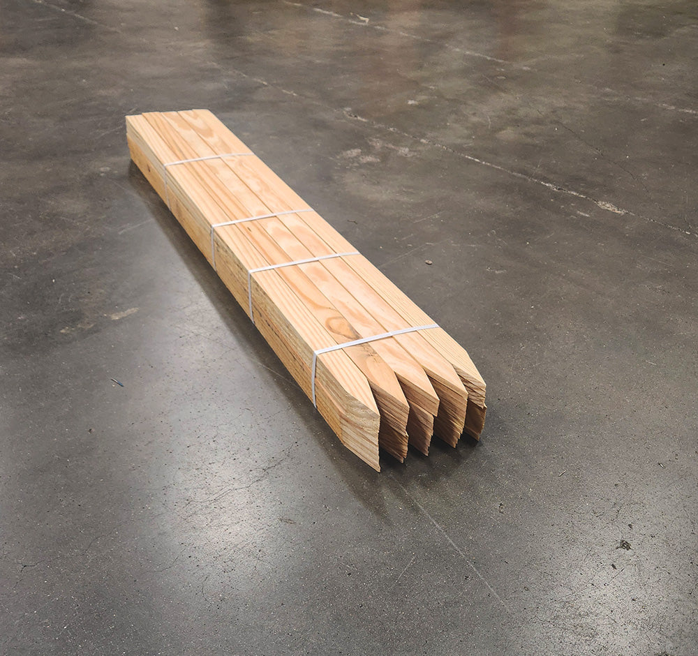 Lath Stakes - 1/2" X 2" X 48" (Yellow Pine)
