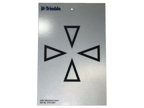 Trimble S Series Laser Adjustment Plate