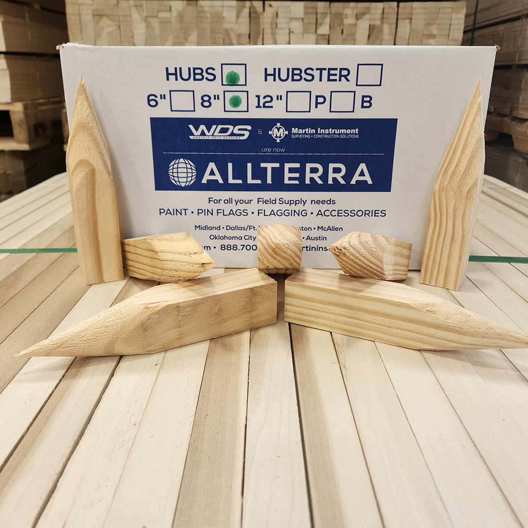 8" Hub Stakes (Yellow Pine)