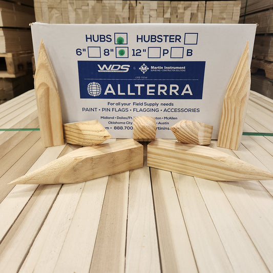 8" Hub Stakes (Yellow Pine)