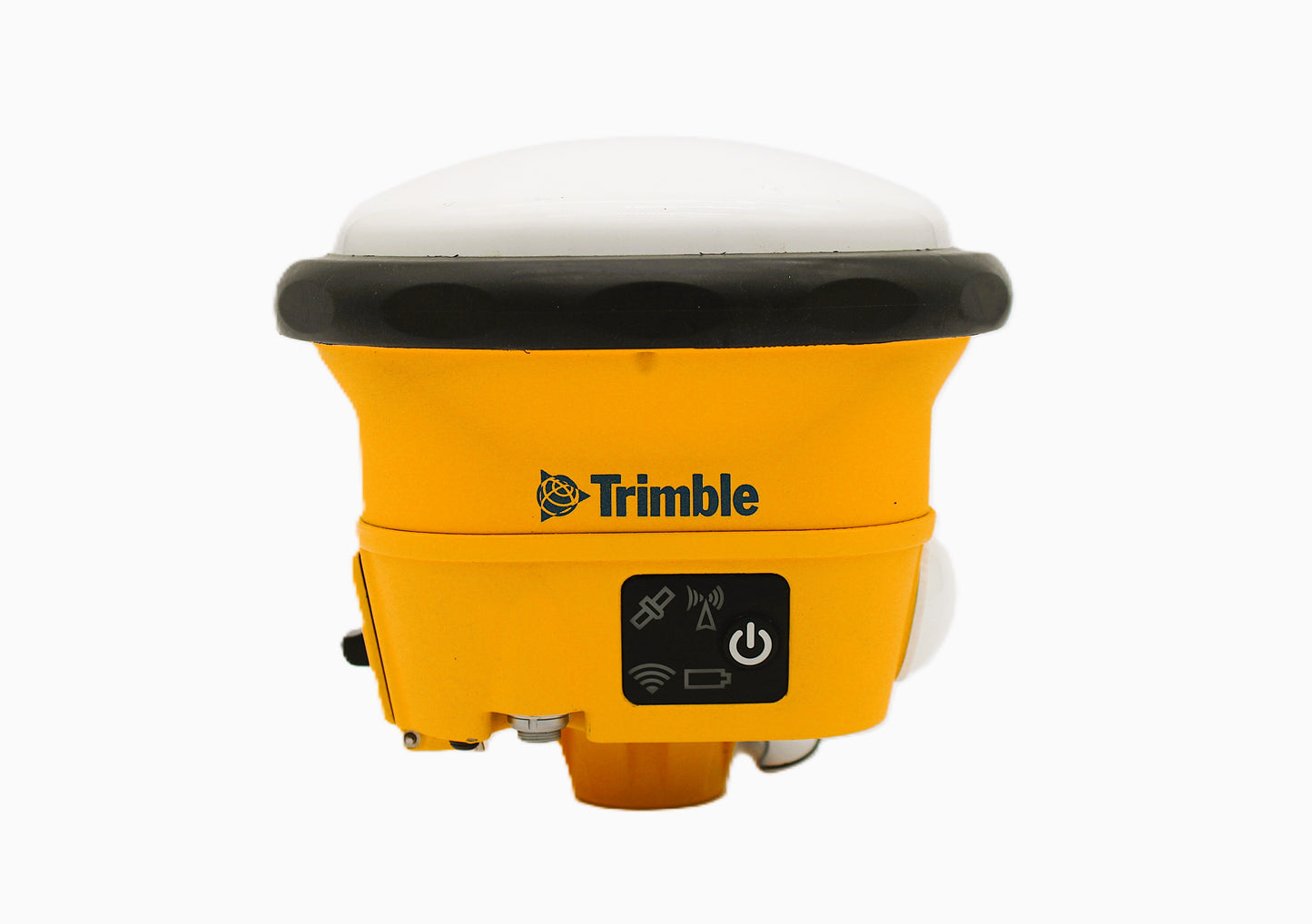 Used Trimble SPS986 GNSS Smart Antenna – front view showing power button and status LEDs
