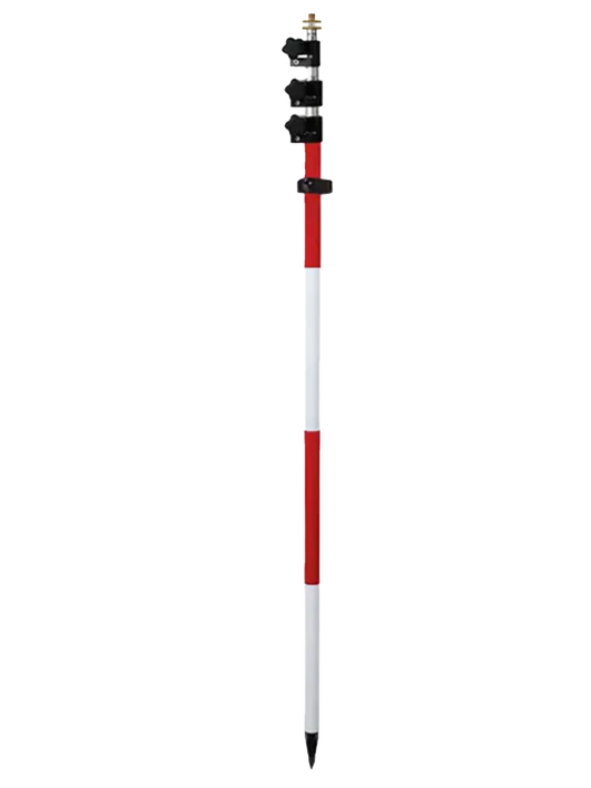15 ft 3 section adjustable prism pole