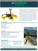 Seafloor TriDrone™ USV: Portable Hydrographic Survey Solution