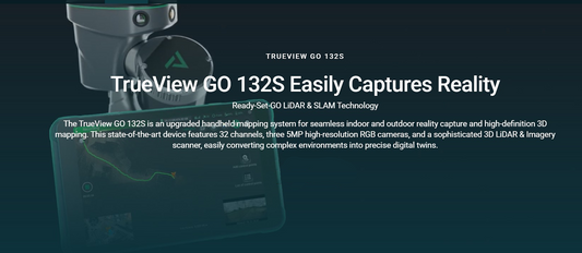 TrueView GO 132S -  Upgraded handheld mapping system for seamless reality capture