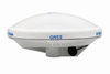 Used Trimble Zephyr Model 3 Rover GNSS antenna, side view showing the dome, branding and connector cap.