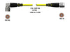 Geospace Radio Antenna Cable - TNC Straight to TNC Rt Angle - 20 Feet