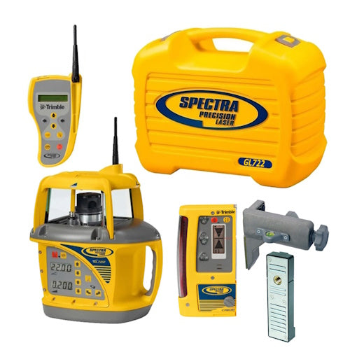 Spectra Precision GL722 Dual Grade Laser w/ HL760 Receiver & Remote Control
