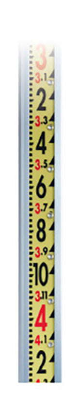 Laserline GR10i 10' Direct Reading Grade Rod Optical, Feet/8ths