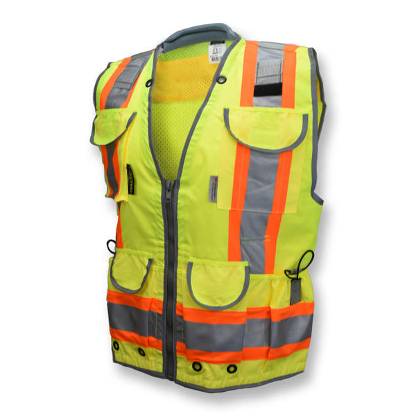 Radians SV55 Class 2 Heavy Woven Two Tone Safety Vest (2 Color Options)
