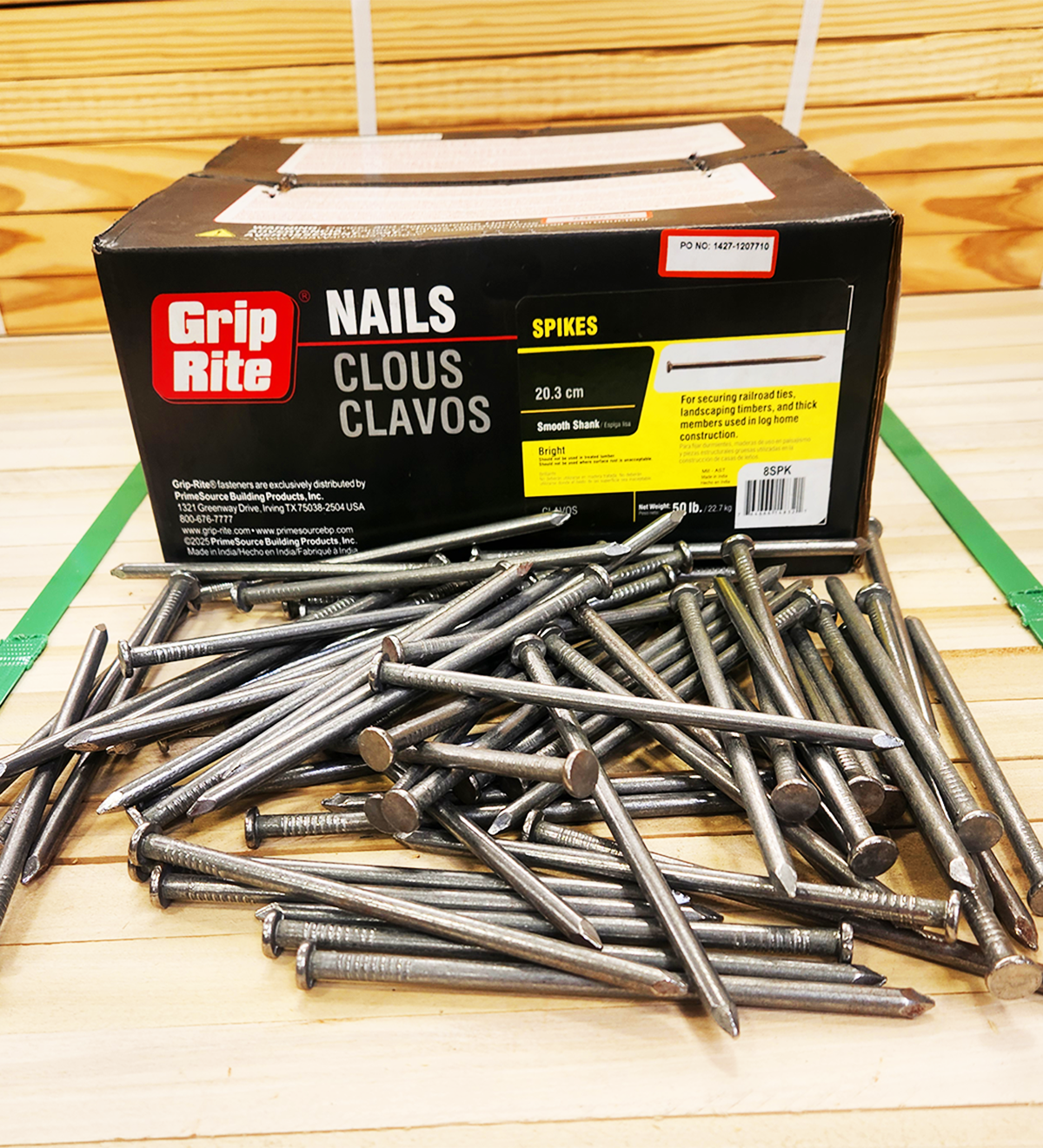 10" Bright Spike smooth Nail