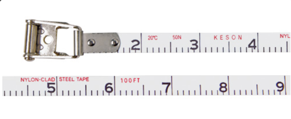 Keson NRS 200 ft Nylon-Reinforced Steel Blade, 3X High-Speed Rewind - 10ths