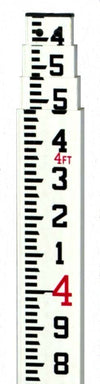 Crain / SECO Rectangular (CR) 8 ft Series Leveling Rod