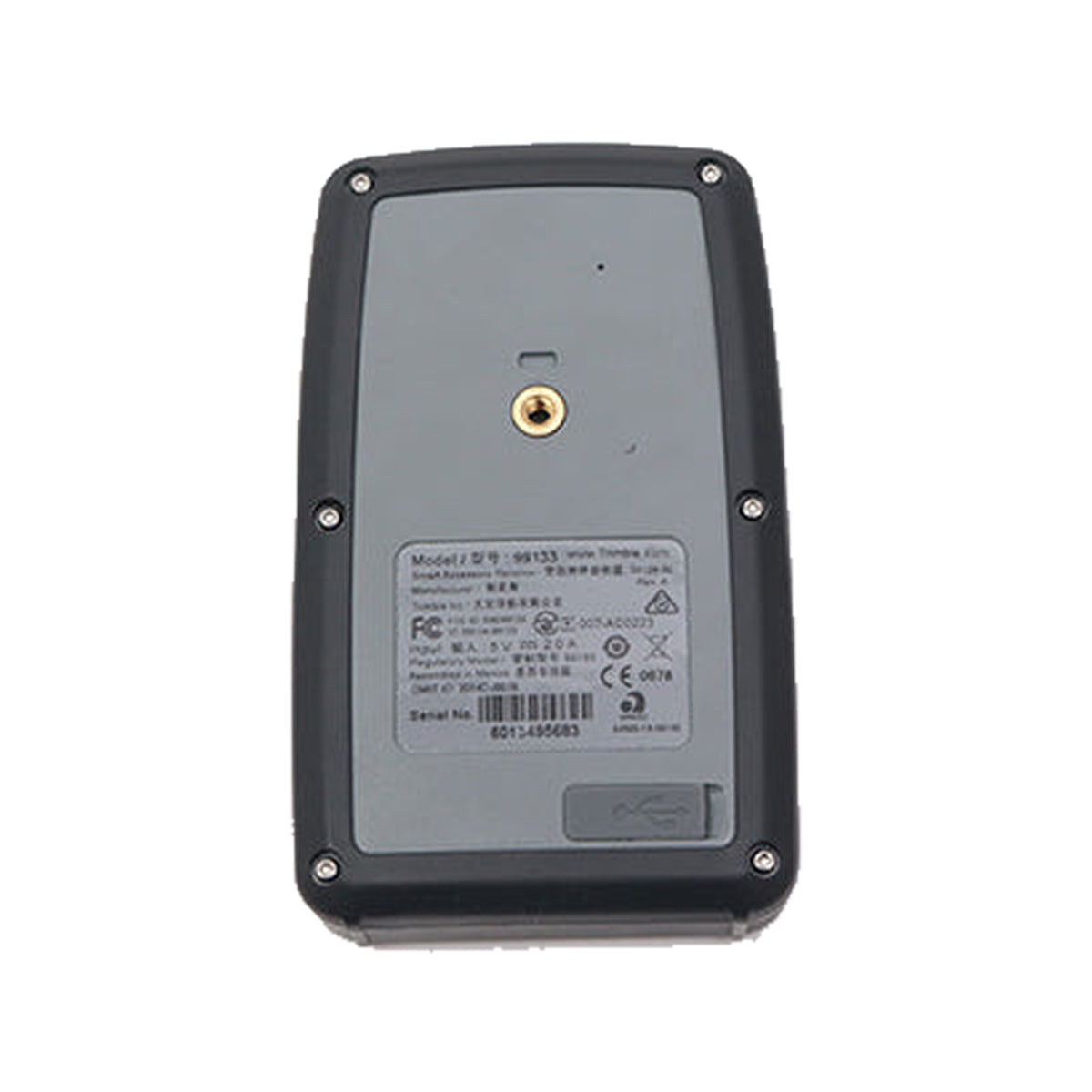 Trimble R1 GNSS receiver, rear view