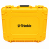 Yellow Trimble rugged transport case with black handle