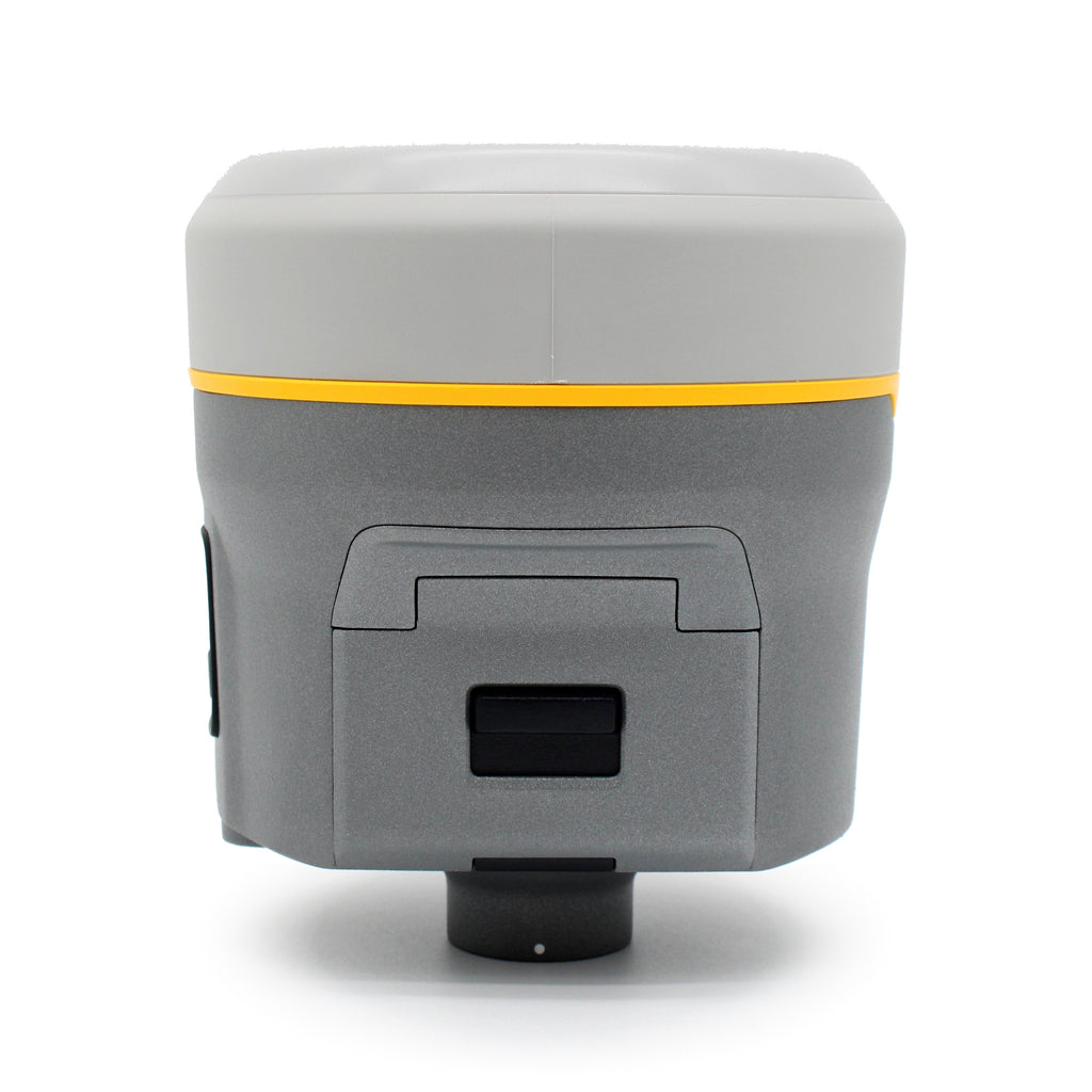 Refurbished Trimble R12 GNSS receiver, battery compartment side