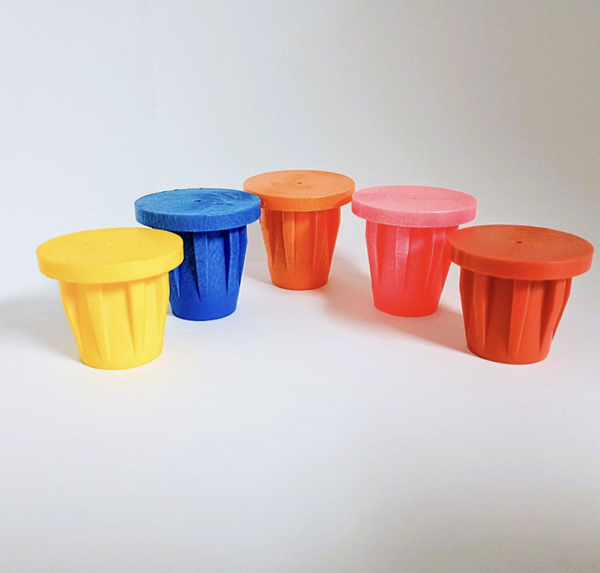 1/2" Plastic Rebar Caps (5 Colors available)