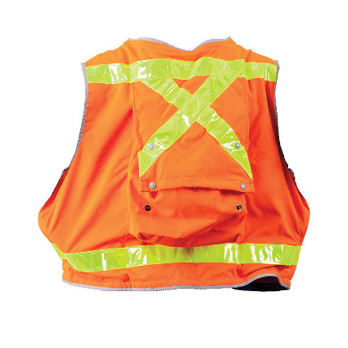 SECO 8068 Series Class 2 Lightweight Safety Vest - 2XL - Fluorescent Yellow