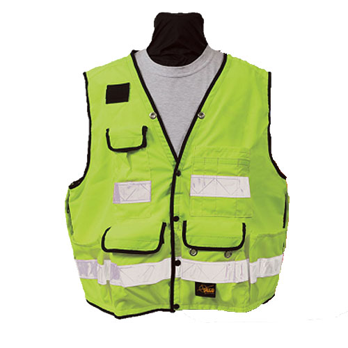 SECO 8068 Series Class 2 Lightweight Safety Vest - 2XL - Fluorescent Yellow