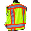 SECO 8265 Series ANSI2004 Class 2 Safety Vest - S - Fluorescent Yellow