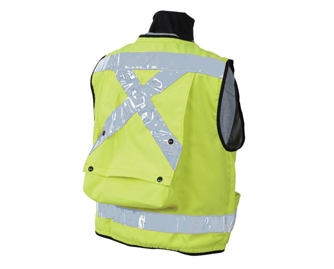 SECO 8068 Series Class 2 Lightweight Safety Utility Vest - XL - Fluorescent Yellow