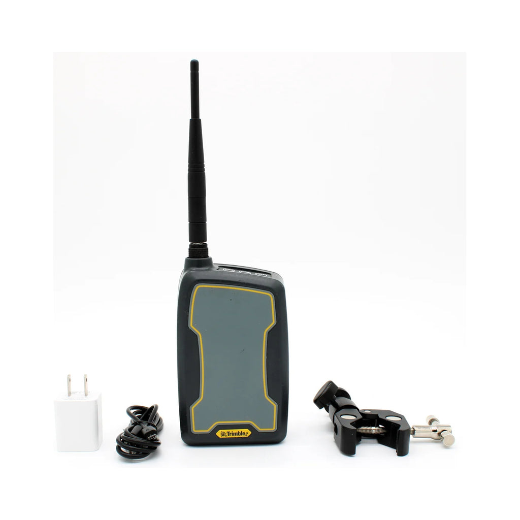 Used Trimble TDL2.4 radio with antenna, charger, cable and pole bracket
