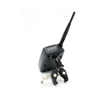 Used Trimble TDL2.4 radio rear view with pole bracket