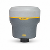 Front view of used Trimble R12 GNSS receiver on a white background