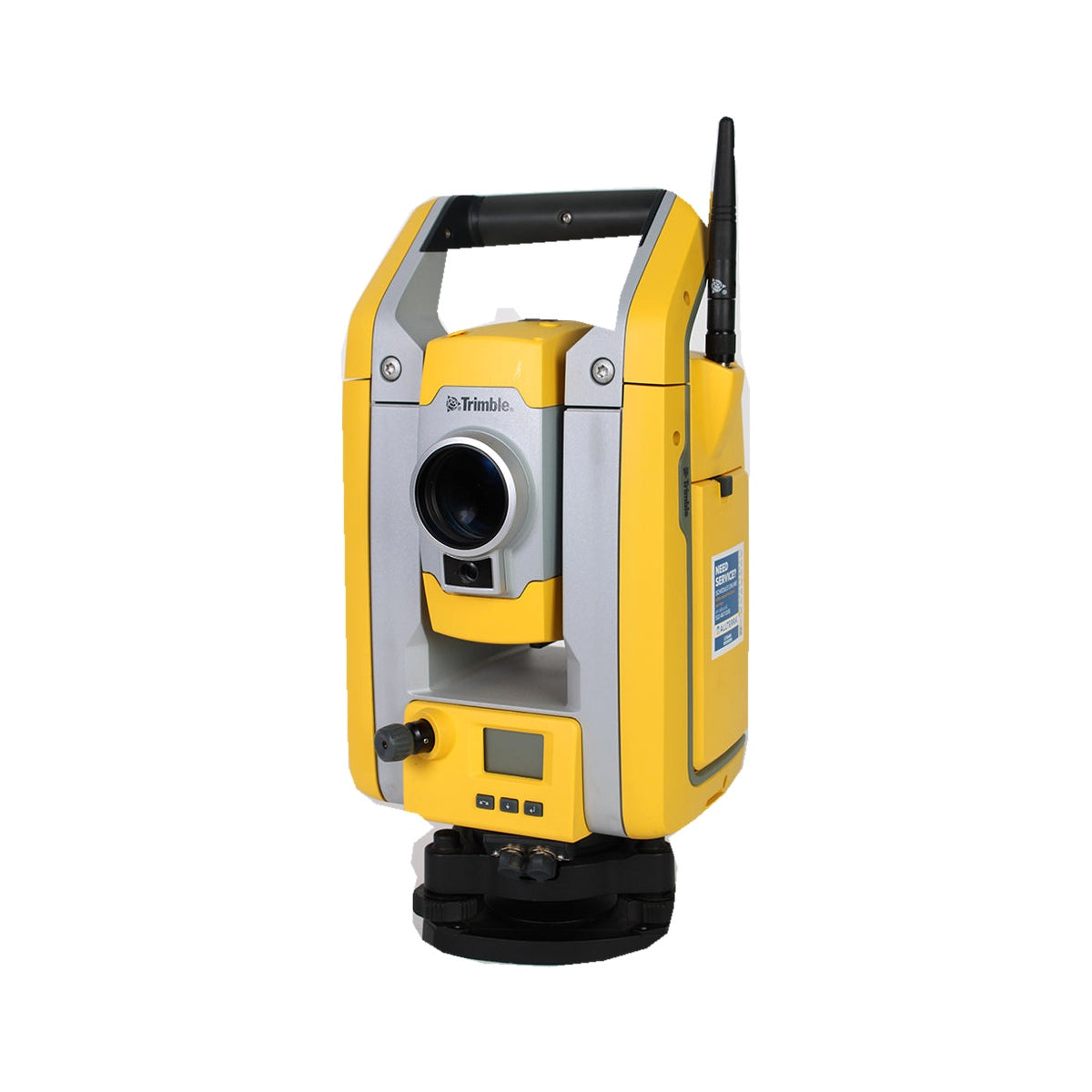 Used Trimble S5 3-second robotic total station, front three-quarter view