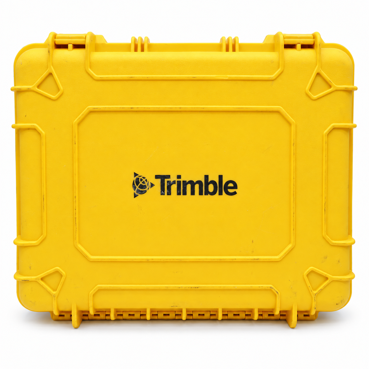 Used yellow Trimble transport case