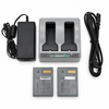 Used Trimble dual charger, two batteries, power supply and power cord