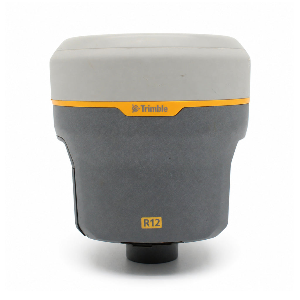 Used Trimble R12 GNSS receiver, front view