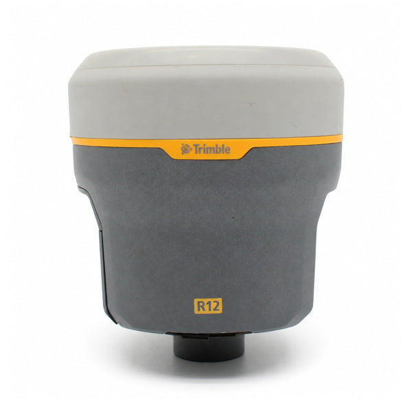Used Trimble R12 GNSS receiver, front view