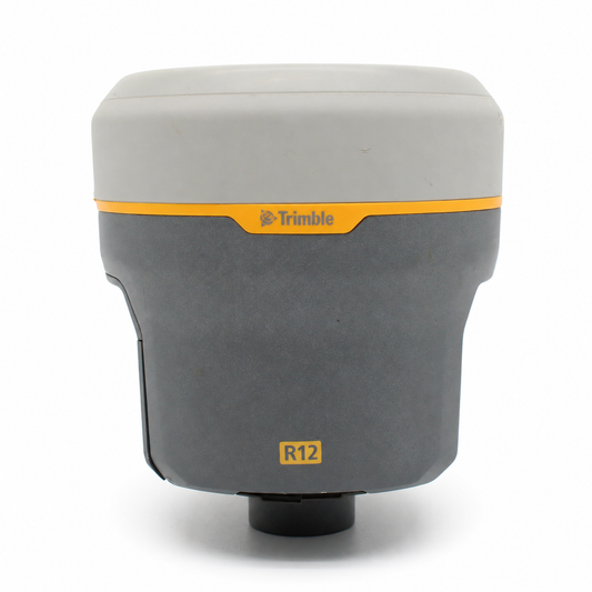 Used Trimble R12 GNSS receiver, front view