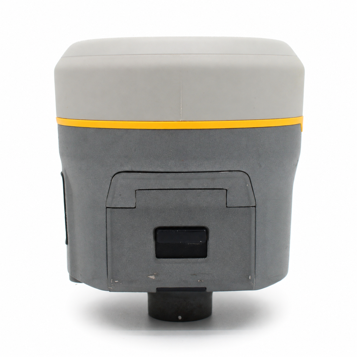 Used Trimble R12i GNSS receiver, battery compartment side