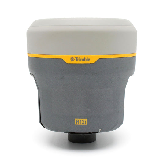 Used Trimble R12i GNSS receiver, front view