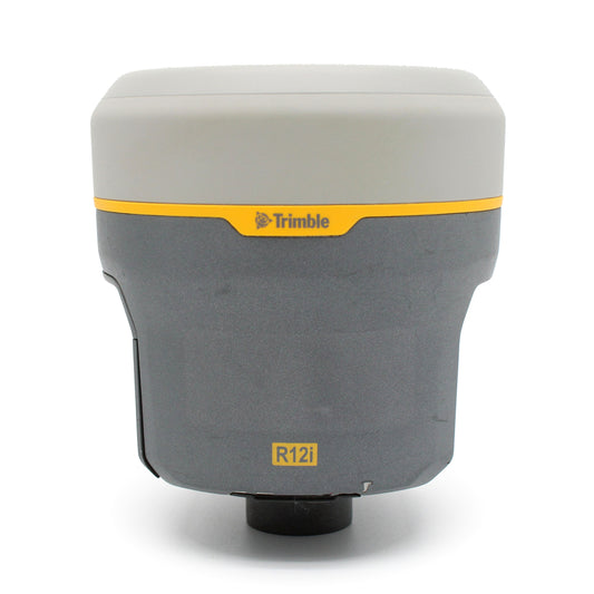 Used Trimble R12i GNSS receiver, front view