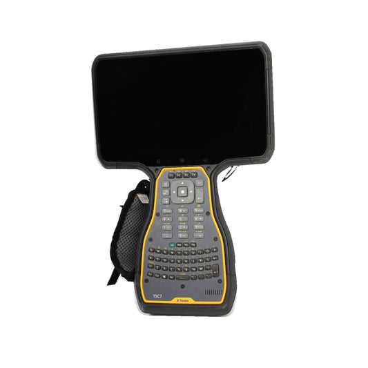 Used Trimble TSC7 data collector, front view with touchscreen and keypad