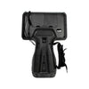 Used Trimble TSC7 data collector, rear view showing battery compartments and hand strap