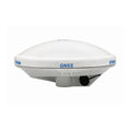 Used Trimble Zephyr Model 3 Rover GNSS antenna, side view showing the dome, branding and connector cap.