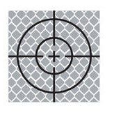 Reflective Retro Target, 50mm x 50mm (10 Pack)