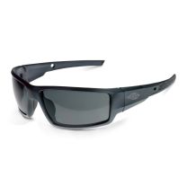 Crossfire Cumulus Premium Safety Eyewear - Aluminum Gray Frame -Smoke Lens