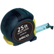 SECO Heavy-Duty Surveyors and Engineers Tape - 25ft in 10ths/Metric