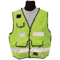 SECO 8068 Series Lightweight Safety Utility Vest - Large - Fluorescent Yellow