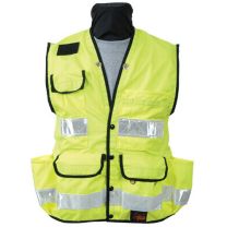 SECO 8069 Series Class 2 Safety Utility SUV Vest - S - Fluorescent Yellow      