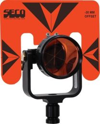 SECO 62 mm Premier Prism Assembly with 5.5" x 7" Target - Flo Orange with Black