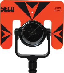 SECO Rear Locking 62 mm Premier Prism Assembly with 5.5 x 7 inch Target – Flo Orange with Black
